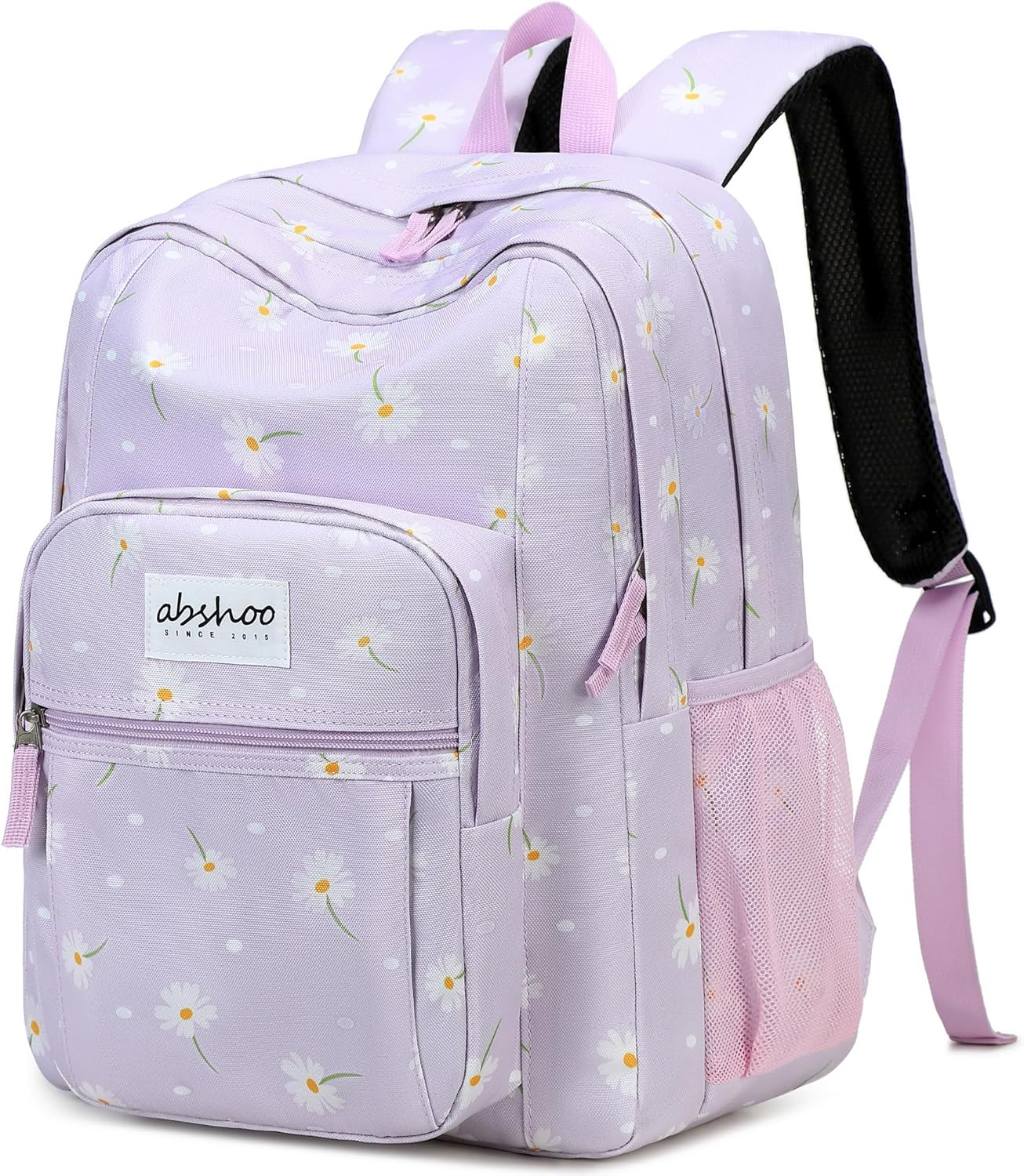 abshoo Classical Basic Travel Backpack For School Water Resistant Bookbag - Image 10