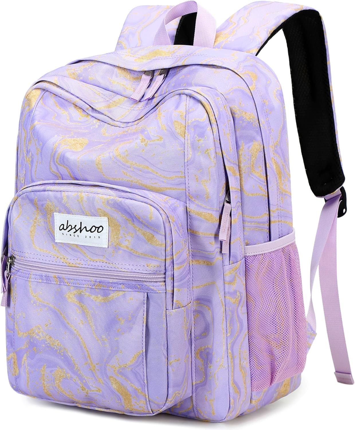 abshoo Classical Basic Travel Backpack For School Water Resistant Bookbag - Image 34