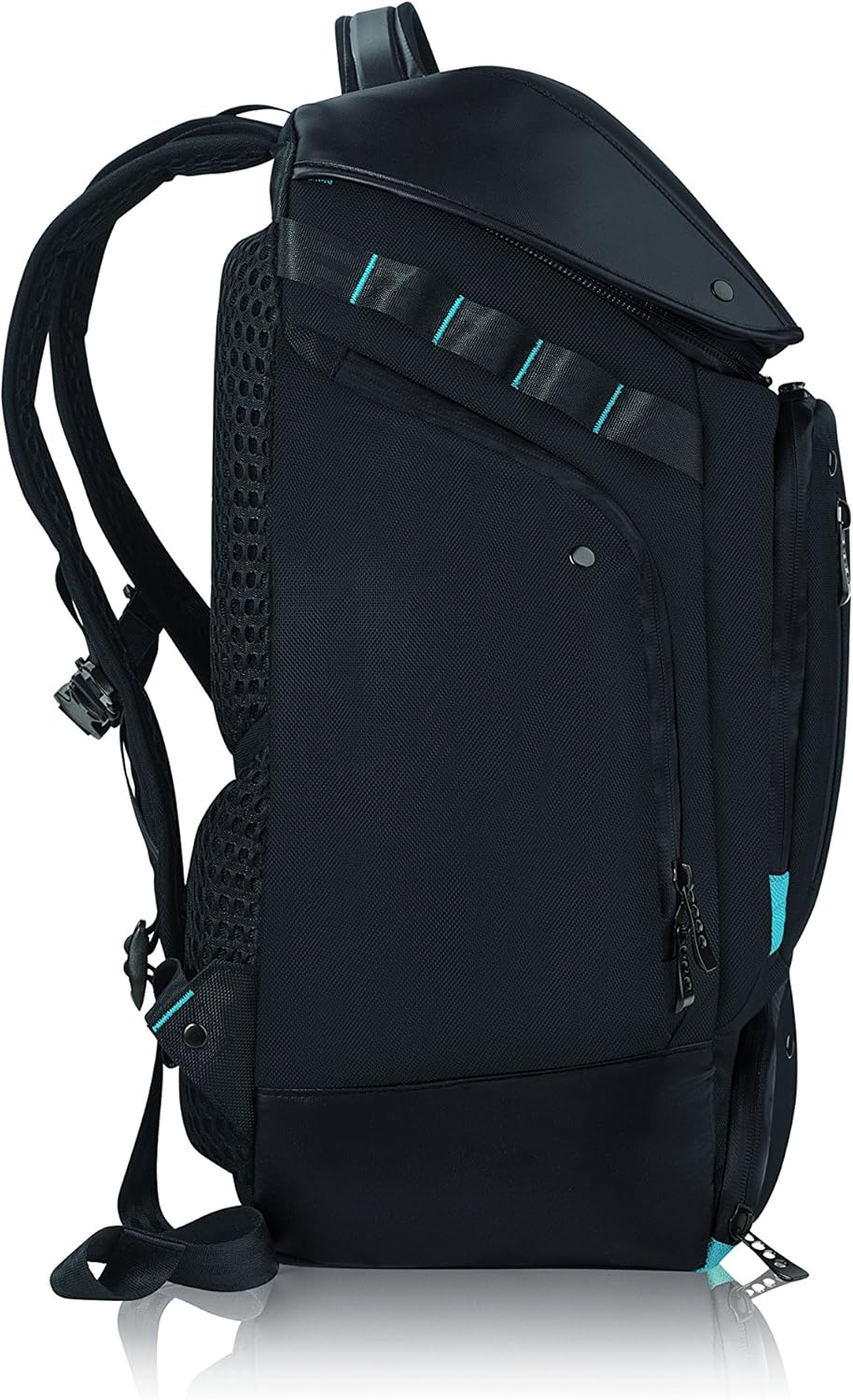 Acer PBG591 Predator Utility Gaming Backpack, Water Resistant and Tear Proof Travel Backpack Fits and Protects Up to 17.3" Predator Gaming Laptop, Black with Teal Accents - Image 10