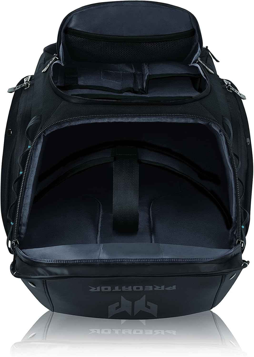 Acer PBG591 Predator Utility Gaming Backpack, Water Resistant and Tear Proof Travel Backpack Fits and Protects Up to 17.3" Predator Gaming Laptop, Black with Teal Accents - Image 13
