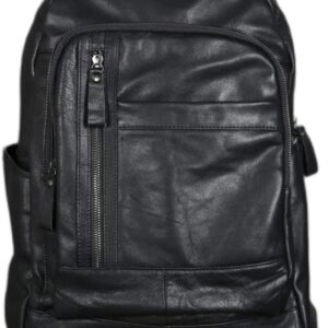 CGTENBS Multifunctional Men's Backpack Backpack Travel Men's Bag College Soft Leather Computer Bag Large Bag