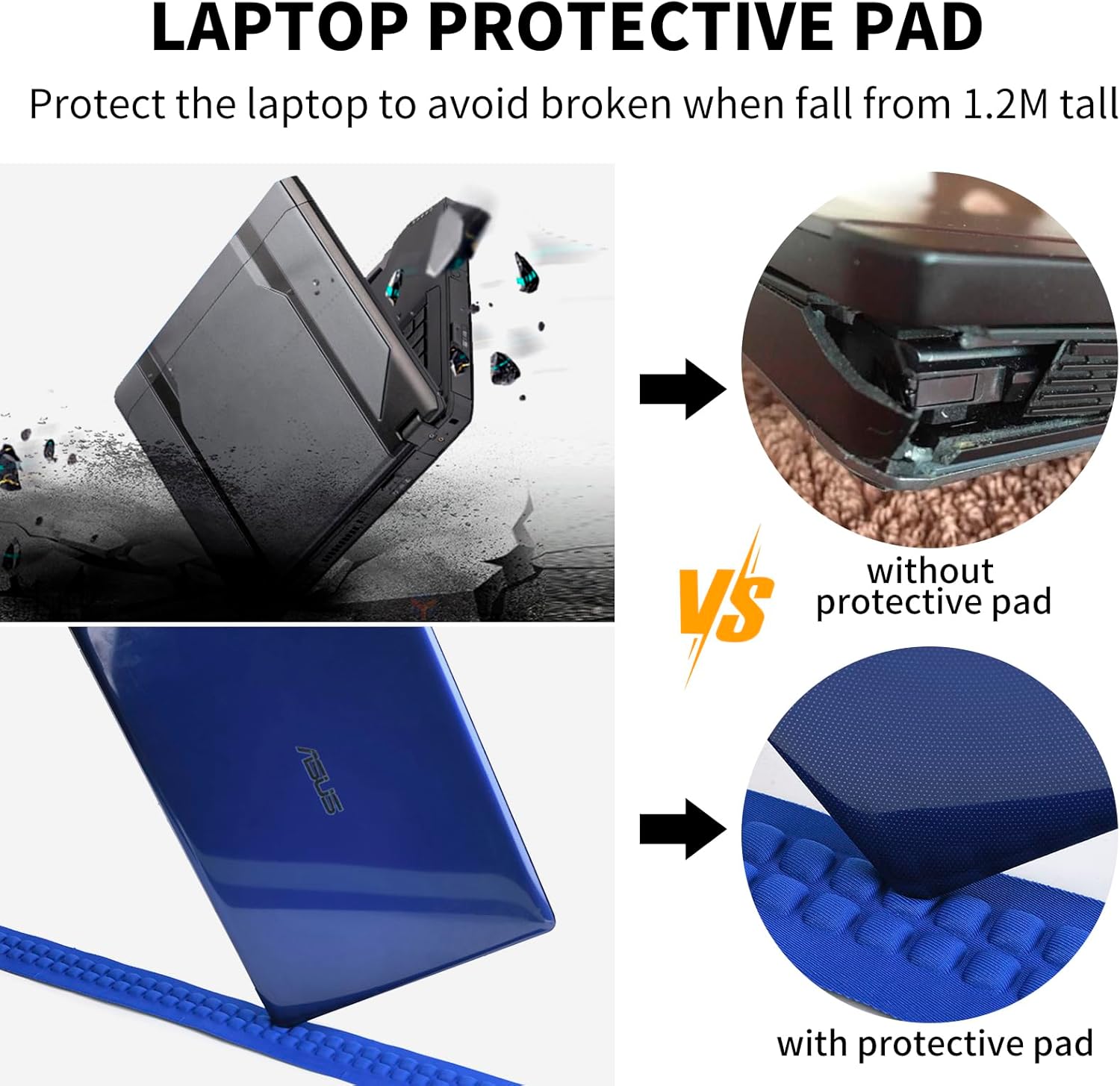 DUSLANG 17 Inch Laptop Backpack for Travel Water Resistant College Backpack for Men\/Women Laptop Bag with USB Charging Port,Black - Image 5