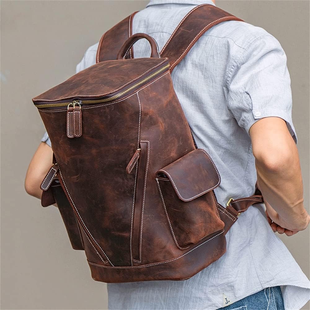 DUYHBAWRS Personality Men's Backpack Backpack Large-capacity Travel Men's Bag College(E) - Image 2