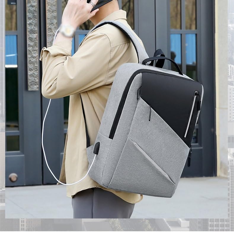 ERTXGBA Travel Laptop Carry on Backpack for Women Men, Laptop Backpack, with Port for Business(D) - Image 2