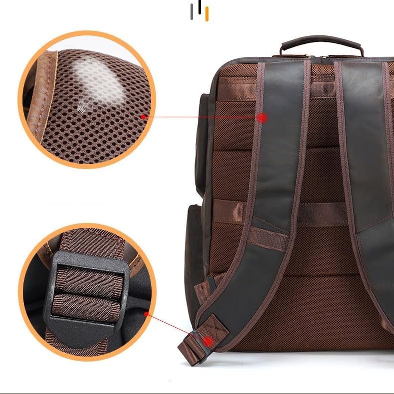 HIONJIN Laptop LARGE Backpack Casual Bookbag Daypack Camping Travel Rucksack - Image 6