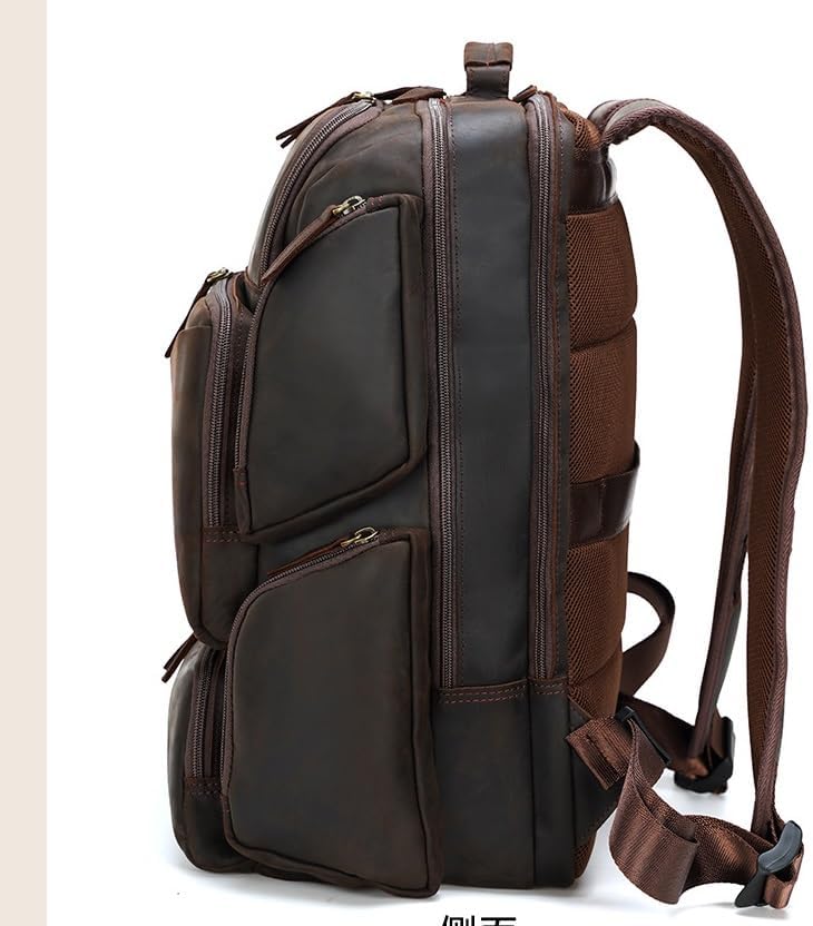 HIONJIN Laptop LARGE Backpack Casual Bookbag Daypack Camping Travel Rucksack - Image 5