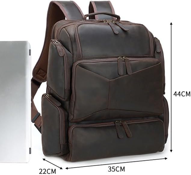 HIONJIN Laptop LARGE Backpack Casual Bookbag Daypack Camping Travel Rucksack - Image 3