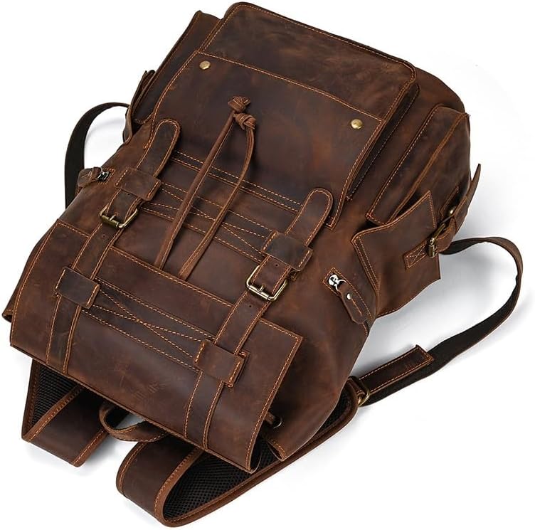 HIONJIN Laptop LARGE Backpack Casual Bookbag Daypack Camping Travel Rucksack(D) - Image 3