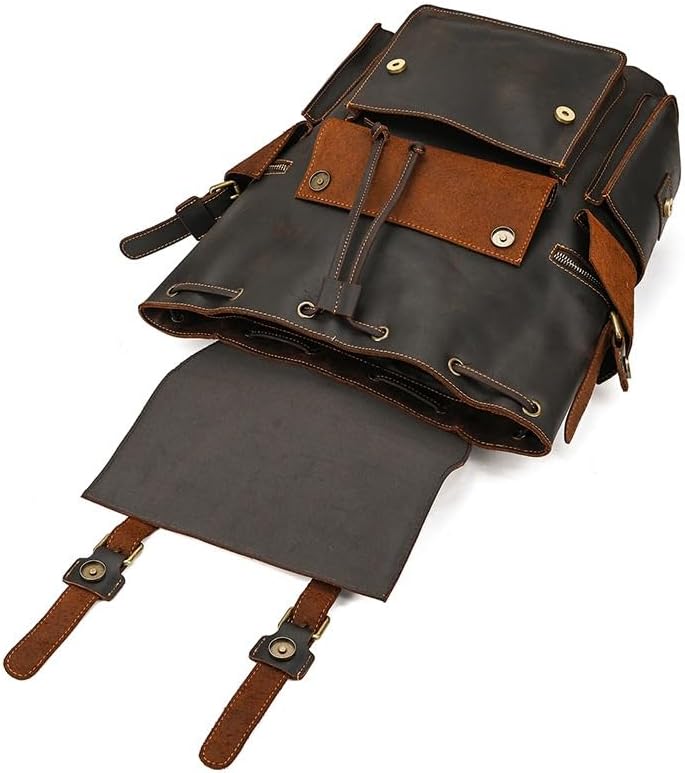 HIONJIN Laptop LARGE Backpack Casual Bookbag Daypack Camping Travel Rucksack(D) - Image 6