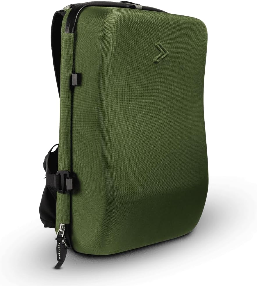 IAMRUNBOX Green Backpack Pro 16" Water Resistant Laptop Lightweight Backpack for Commuting, Travel, Running, Cycling, Outdoor - Image 5