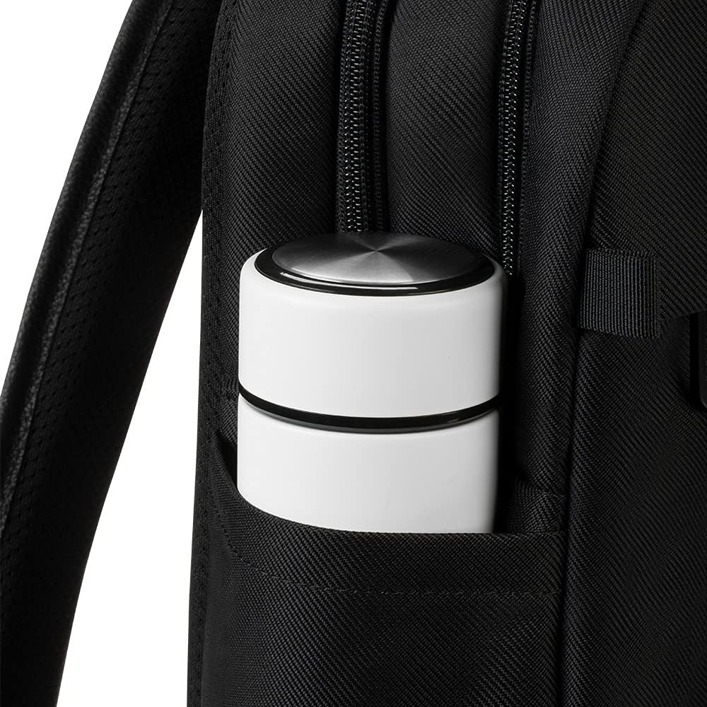 Incase Twill & Leather Backpack - Durable Recycled Twill Travel Backpack for 16-inch Laptop - Compact Carry-On (18 x 13 x 5 in, 17.5L) - Black - Image 7