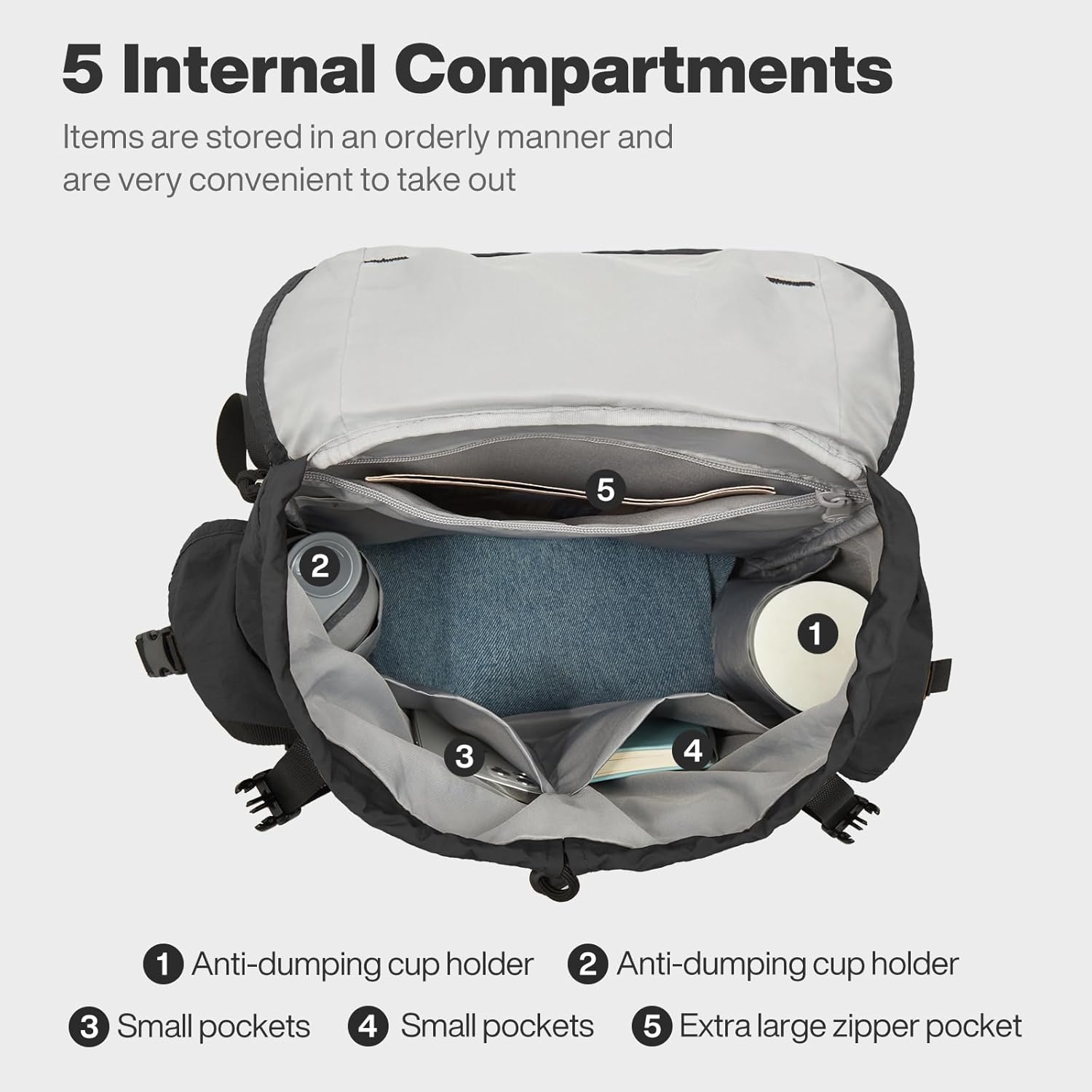 mixi Travel Backpack for Women Men, 18 Inch Carry On Laptop Backpack Black i##e##s: Flight Approved ^^ "fits 16 Laptop" ^^ Lightweight ^^ Waterproof ^^ Hiking Backpack ^^ Travel ^^ Outdoor ^^ Business ^^ Casual ^^ Daypack :i##e##s - Image 7