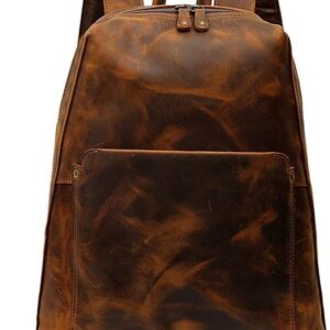 NSUQOA JSEIAJB 1pcs Backpack Men's Bag Retro Men's Travel 14 Inch Computer Trendy Backpack Women(E)