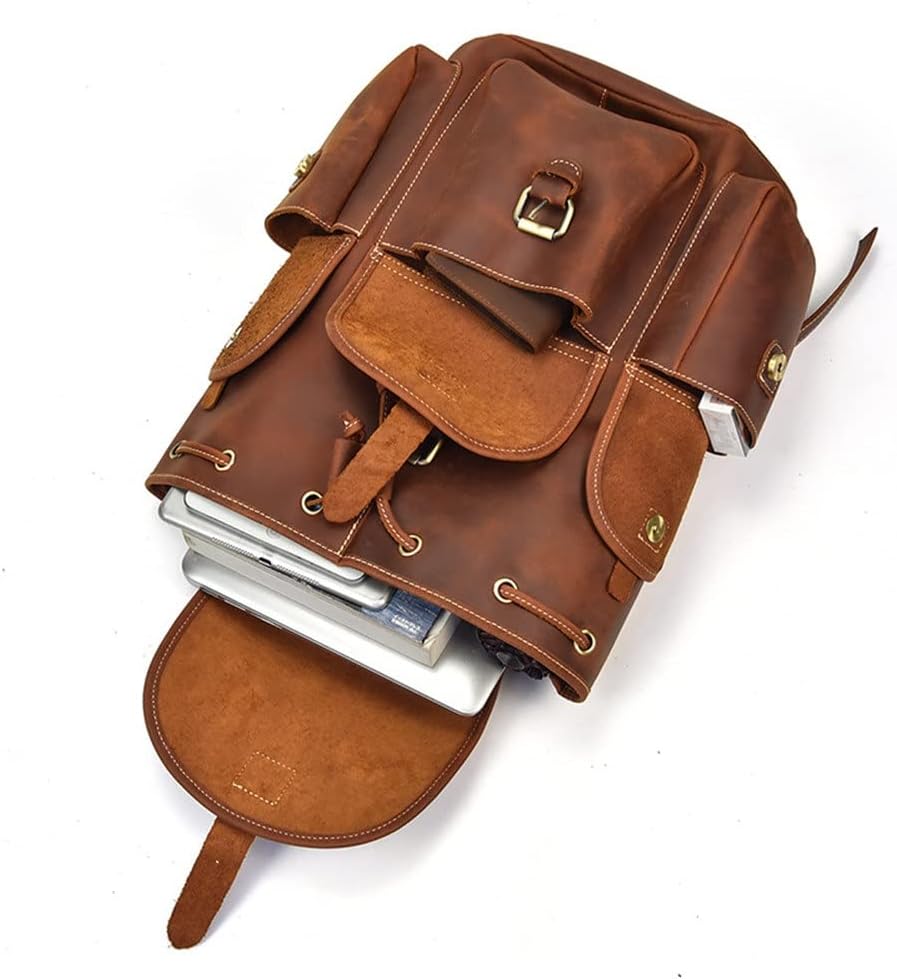 NSUQOA JSEIAJB Backpack Men's Travel Backpack Large Capacity Men's Bag Computer Bag College Bag - Image 4