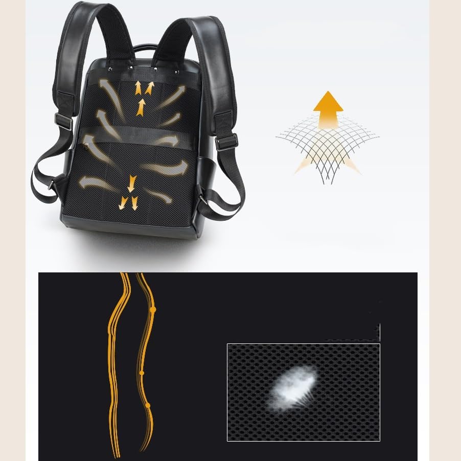 NSUQOA JSEIAJB Laptop Backpack, Hiking Waterproof Outdoor Sports Casual Daypack Travel Essentials - Image 5