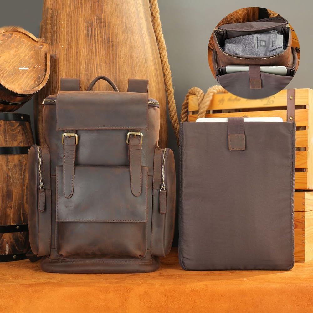 OOAYDYWO Laptop Backpack for Men Casual Business Travel Rucksack Work Daypack - Image 3