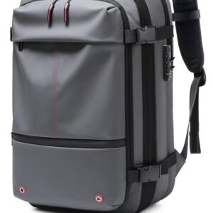 Travel Backpack Large Capacity Business Luggage Laptop Bag Vacuum Compression Multifunctional Men's Backpack Expansion (grey)