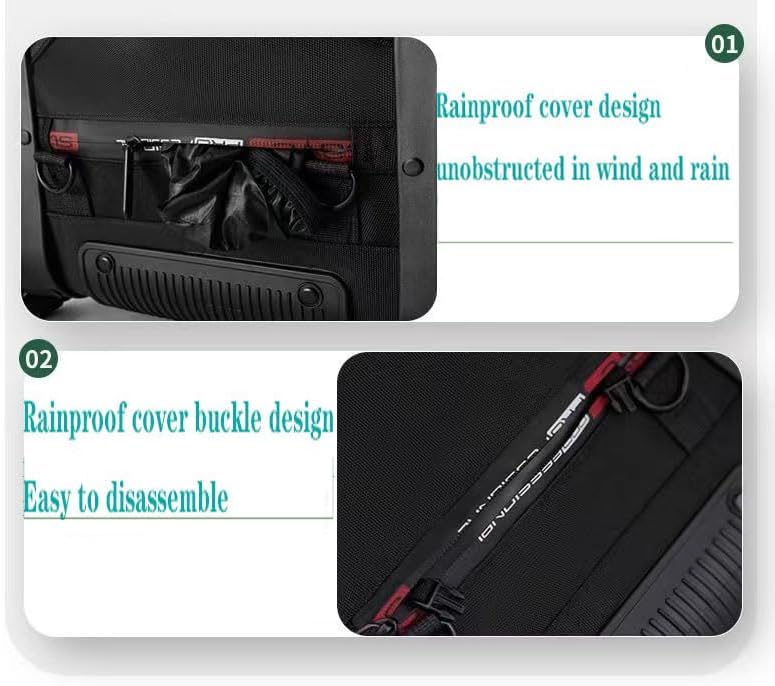 YWAOTRGY Quality Travel Rolling Backpack for Adults, 22 Inch Laptop Backpack with Wheels, Large Waterproof Roller Backpack, Wheeled Backpack for Business(Black) - Image 7